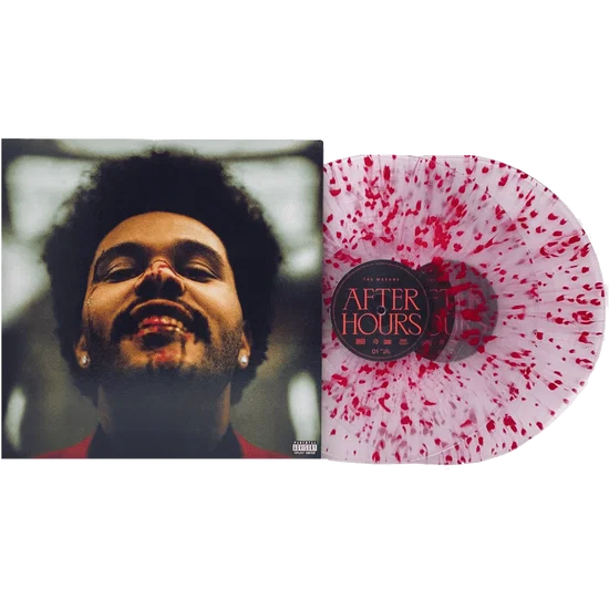 The Weeknd: After Hours (Clear & Blood Splatter Vinyl) con detalles