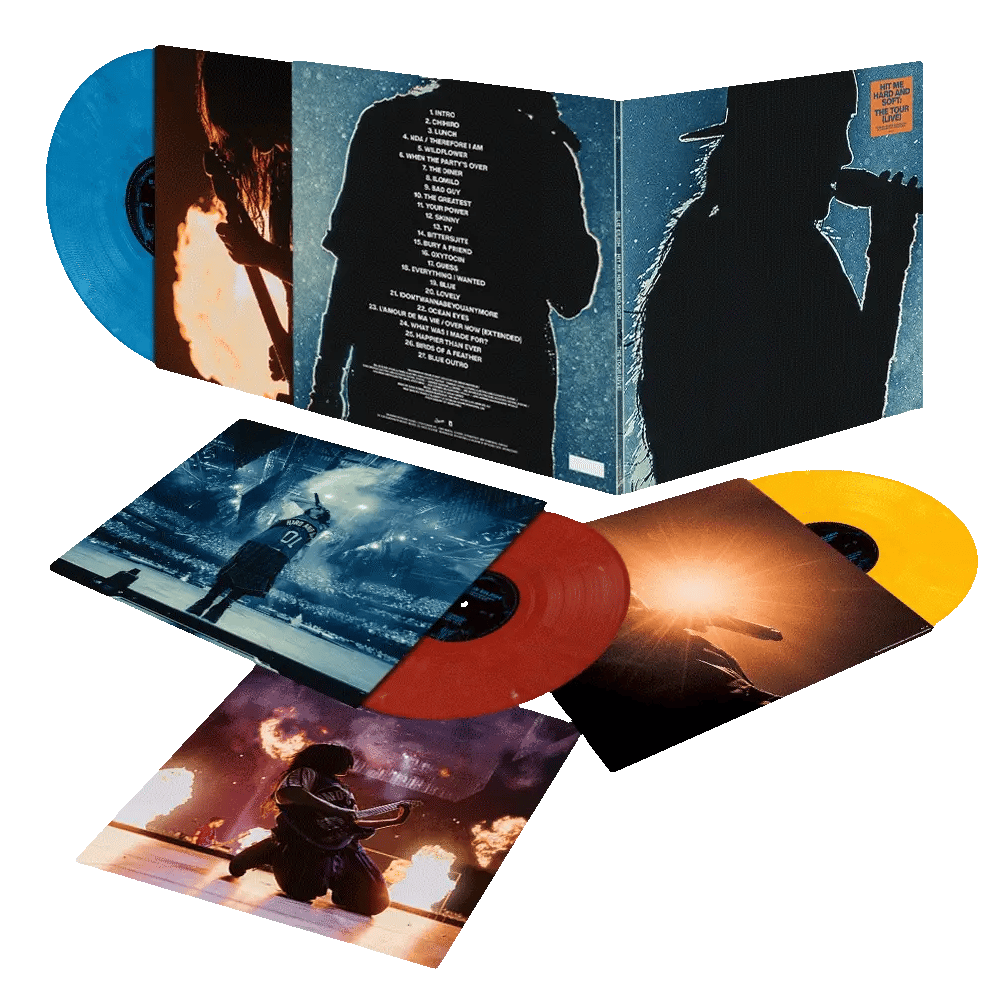 Billie Eilish HIT ME HARD AND Soft  THE TOUR  Live 3LPs