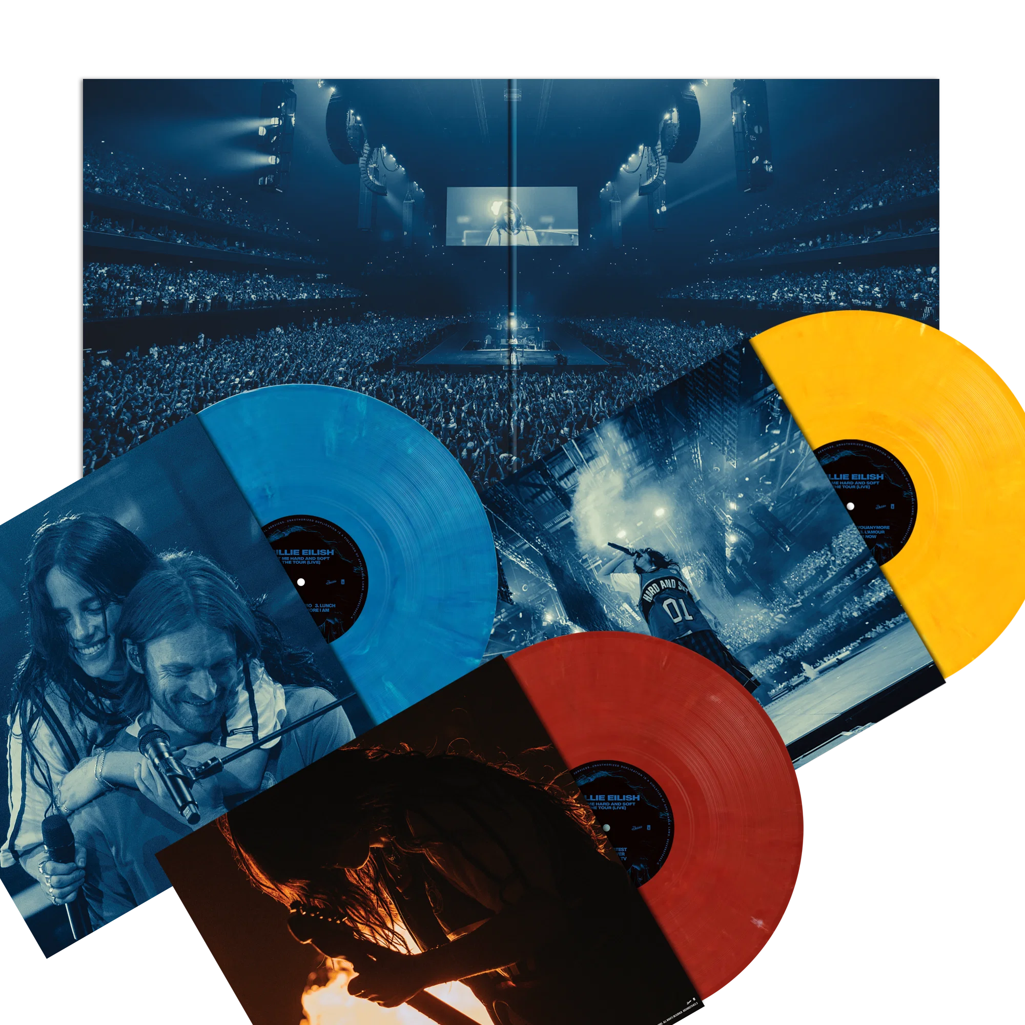 Billie Eilish HIT ME HARD AND Soft  THE TOUR  Live 3LPs