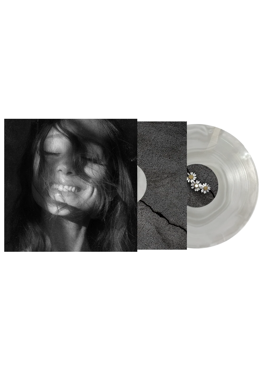 Ariana Grande petal cloudy gray girl lp (store exclusive)