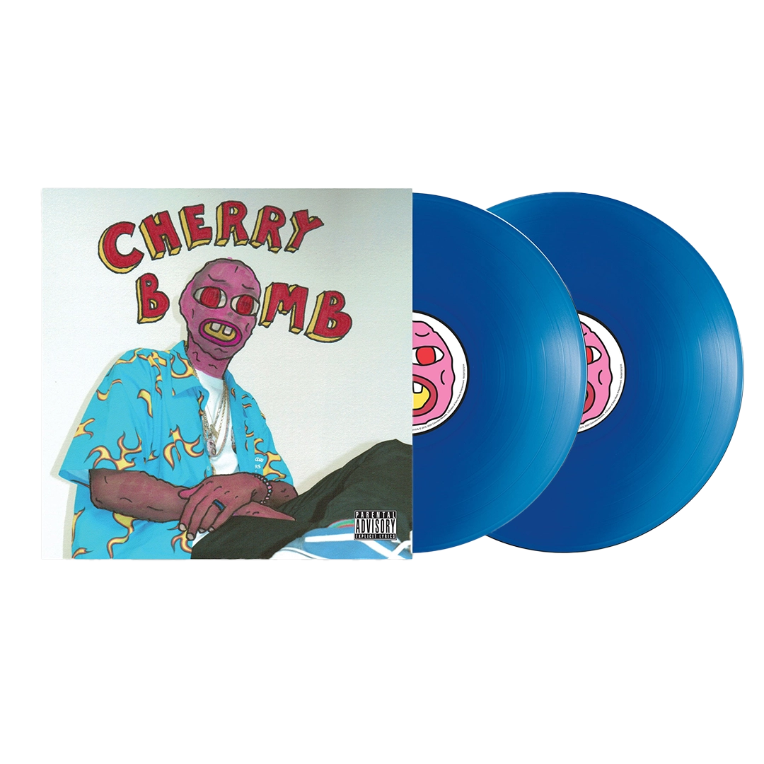 Tyler The Creator Cherry Bomb (10th Anniversary Edition Mask Cover Translucent Blue 2 LP)