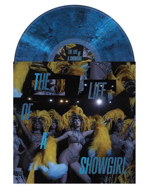 Taylor Swift The Life of A Showgirl (Lakeside Beach Blue Sparkle Vinyl)