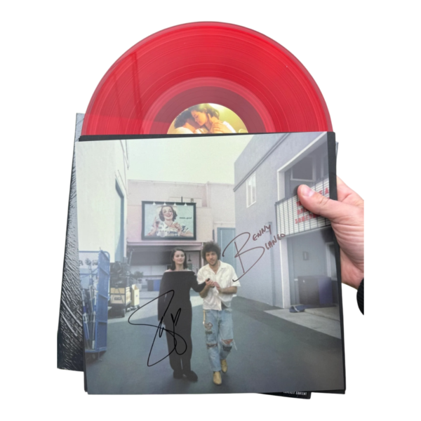 Selena Gomez & benny blanco "I Said I Love You First" LP (Signed Insert Candy Cane Red Vinyl) - Imagen 2